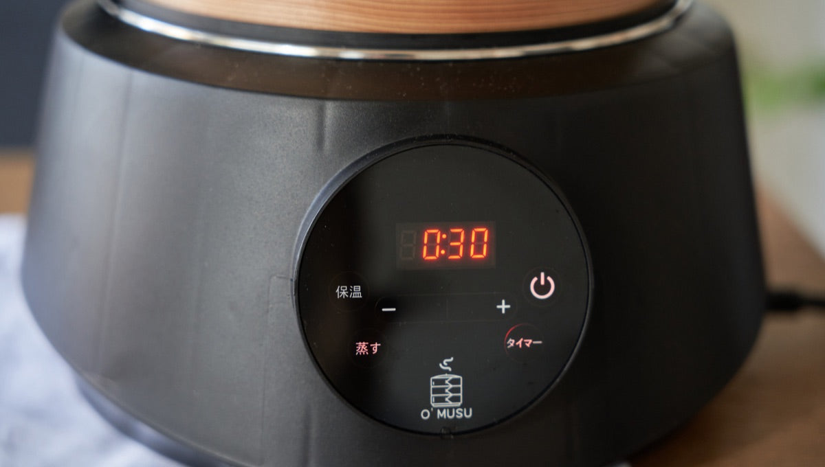 電気蒸し器　オムス Ocrasi】オムス蒸し器 ブラック2024.12/28購入 一度のみ使用