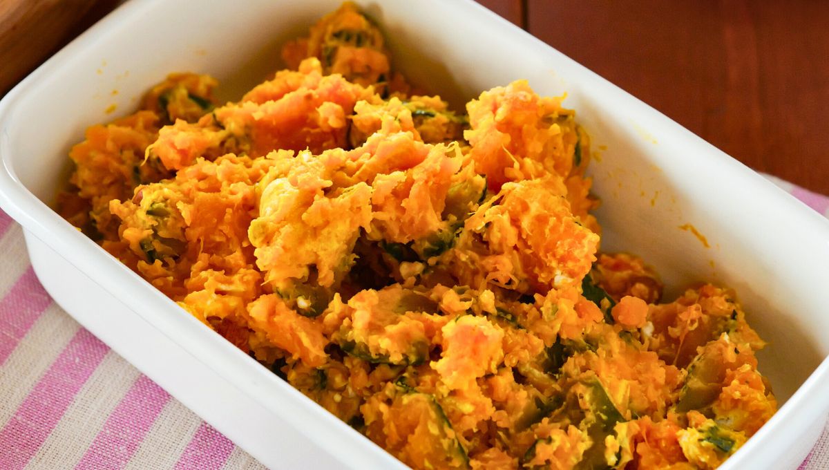 かぼちゃとクリームチーズのレモン和え