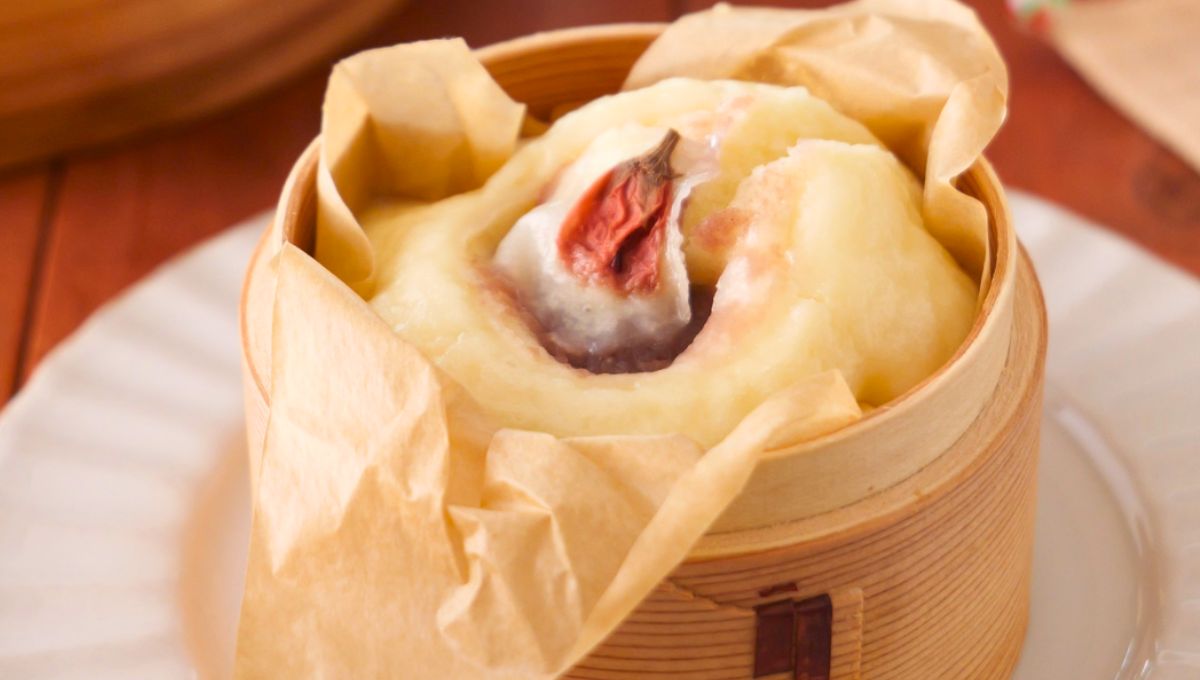 包まない米粉あんまん